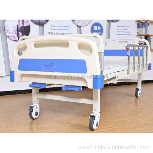 medical furniture 2 crank manual hospital bed manual